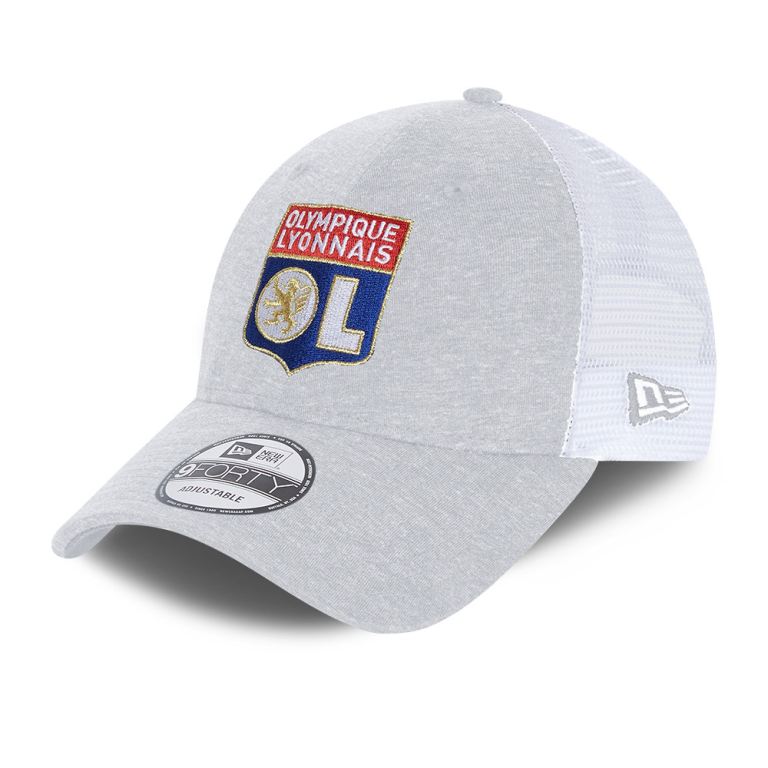 Gorras New Era 9forty Grises - Olympique Lyonn Jersey 23759EUVQ